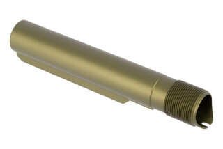 Aero Precision Enhanced AR-15 Carbine Buffer Tube features carrier extension support tabs, water drain holes, and is ramped for easy stock installation